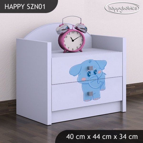 Nočna omarica Happy babies Slonček 03 SZN1